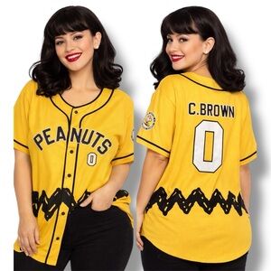 Peanuts Charlie Brown Baseball Jersey